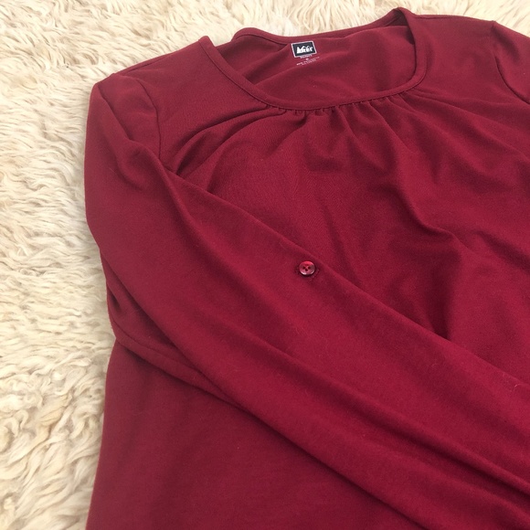 REI Women's Long Sleeve Red Top Size S - Picture 6 of 7